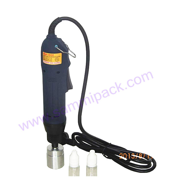 Portable Hand Held Electric Bottle Capping Machine Automatic With Security Ring Plastic Bottle Capper Sealing Tool