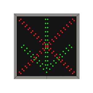 Wholesale Custom Full Color Led Traffic Control Signs For One Lane Road Sign 700*600mm from china suppliers