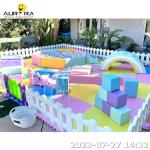 Soft Play Indoor Baby Climbing White Soft Play Equipment Inflatable Bounce House