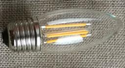 Wholesale E27 4W Filament LED Bulb , Energy Saving Candle Light Bulbs For Restaurant from china suppliers