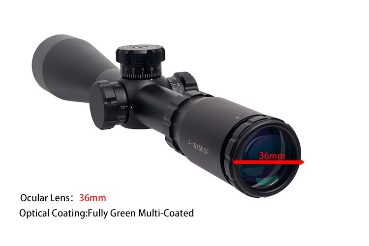Water Proof First Focal Plane Scopes For Hunting 4-16X50SFE Black Matte