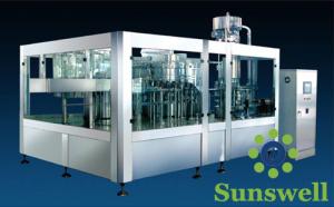 Wholesale 3-In-1 Tea Drink Bottle Filling Machine Automatic With Washing / Filling / Capping from china suppliers