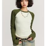 5xl 4xl 3xl 100 Cotton Long Sleeve T Shirts O-Neck Collar Women'S Y2k Vintage