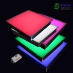 Outdoor Glass bricks 6w 300X300 mm RGB paver led brick light stone
