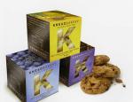 0.8mm Recyclable Cookie Embossed Cardboard Gift Box
