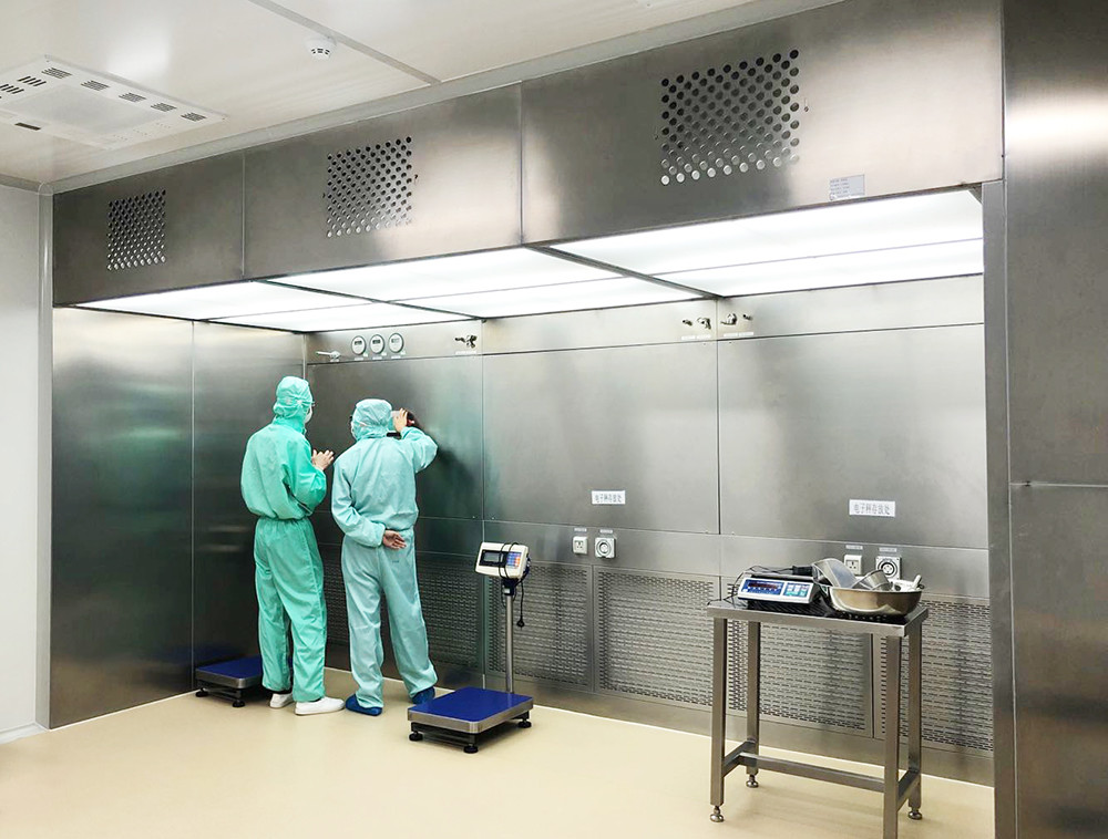 1300x1200x2570 Closed Negative Pressure Weighing Room For Pharma