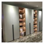 Black Wood Closet Bedroom Smart Wardrobe Cabinet Italy Style for Your Elegant