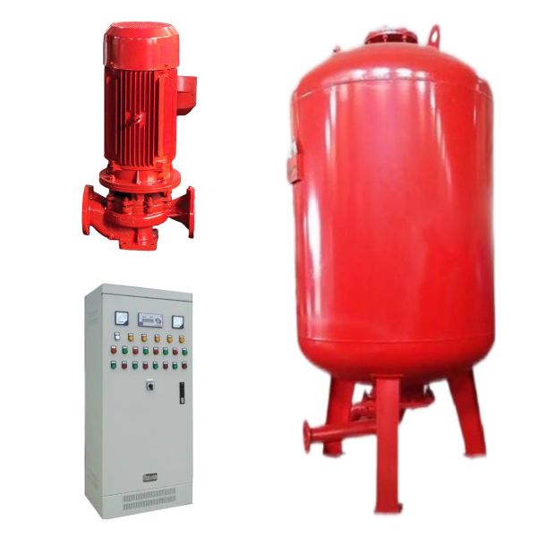 25kw Spray Fire Booster Pump System Vertical Centrifugal Suction 5kw