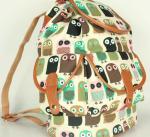 European and American 2016 autumn and winter fashion printing canvas shoulder