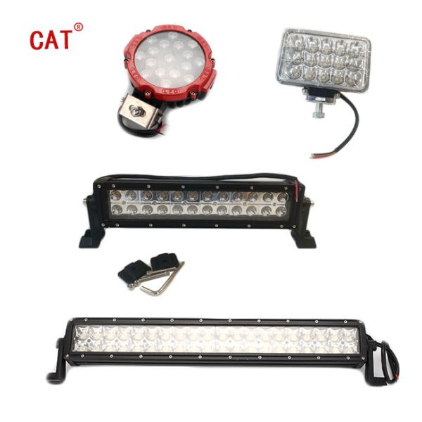 Trailer Ip67 CAT LED Work Lights Low High Beam 45w Crystal Clear Headlight For Truck
