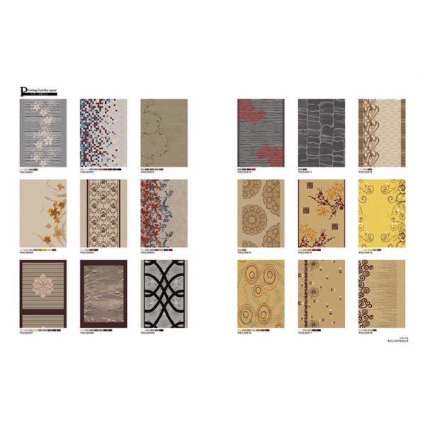 Plain Style Hotel Corridor Carpet Graceful Prince White Wool Material