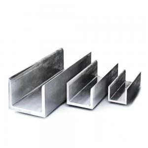 China 10mm Brushed Stainless Steel Channels Sections Low Carbon Galvanized Ss U Channel on sale