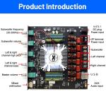 CA-AS21 2.1 Channel BT Subwoofer Amplifier Audio Board 2*220W+350W 12-24V AMP