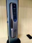 Fingerprint Wifi Door Lock With Camera Aluminum Alloy Video Door Lock
