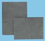 Manufacture 450*400*12mm Refractory Sic Silicon Carbide Plate with 0.34% CaO