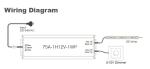 IP65 LED Driver 12V/24V 75W Constant Voltage 1-10VPWM Outdoor Signal Dimming