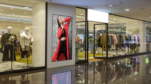 65inch 3000nits Digital Window Display Wall Mount/Hanging LCD Monitor Digital