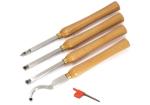 4pcs DIY Mini Carbide Tipped Wood Lathe Turning Tools Combo Set