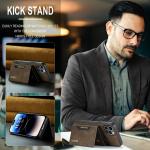 Magnetic Detachable Leather Wallet Case Cover For iPhone 15 Pro Max Luxury Card