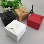 custom printed logo food grade paper doughnut cake donut box disposable bakery