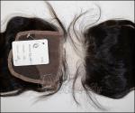 Black Chinese Human Swiss Lace Top Hair Closure Body Wave 4A Grade