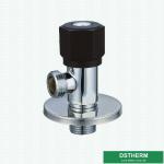 Chromed Wall Mounted Toilet Water Stop Flower Handle Quick Open Bathroom Cock