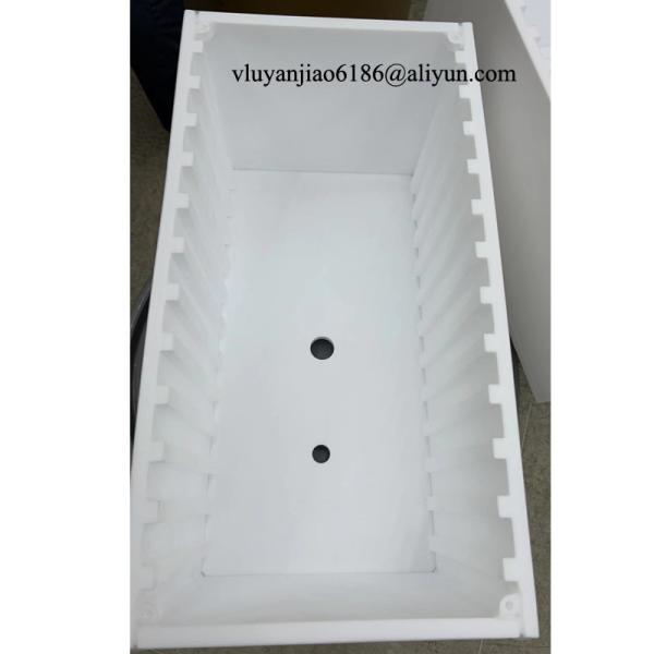 PTFE Etching Wet Process Tank , Semiconductor Industry Teflon Tank For Washing