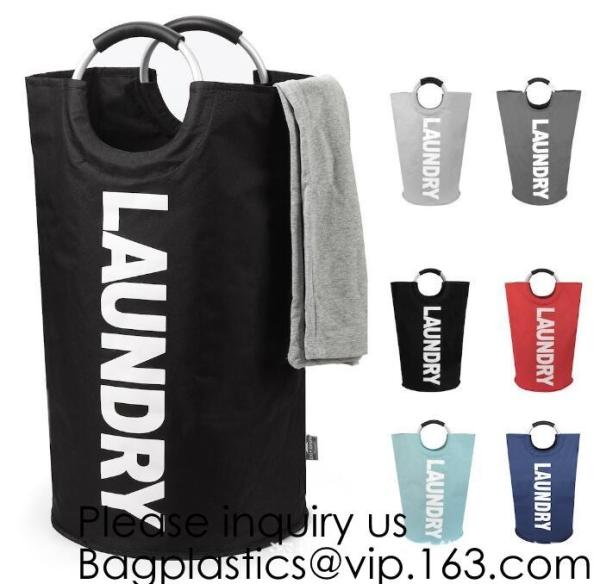 Fabric Anti-Mold Plastic Board Extra-Large Size Laundry Hamper With Laundry Bag