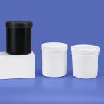 1L Round Plastic Screw Jar for Laundry Detergent Powder Package 100% Virgin