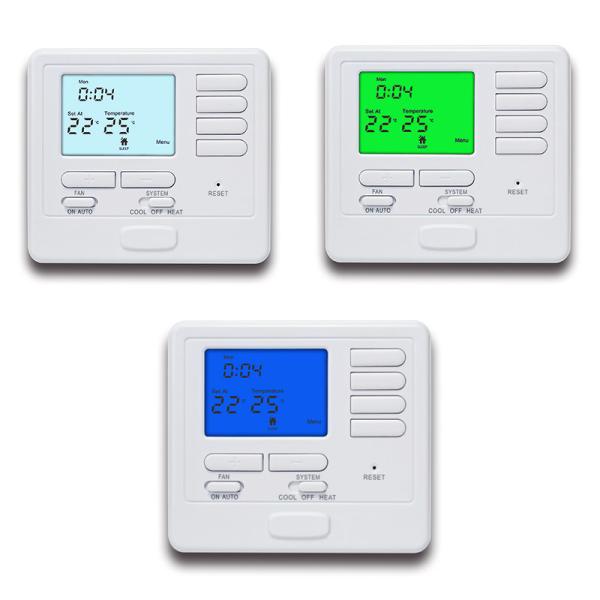 Electric Central Heating Weekly Programmable Room HVAC Air Conditioning Room
