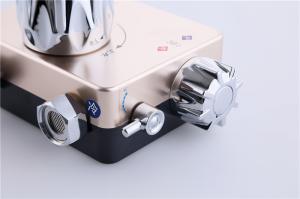 Wholesale Double Switch Shower Thermostatic Control Valve , 1/2 Inch Thermo Shower Valve from china suppliers