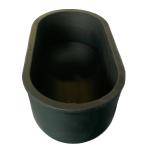 Customizability Oval Type Crucible Metal Melting Silicon Graphite Carbide
