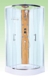 Wholesale Custom Quadrant Sliding Door Shower Cubicles , Curved Shower Glass Enclosure from china suppliers