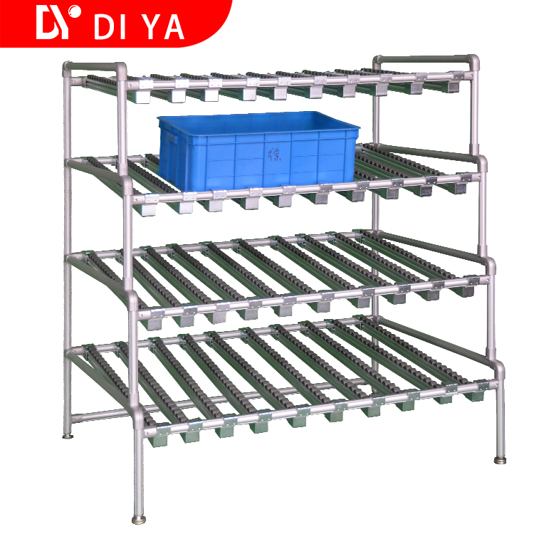 Industrial Flow Rail Alloy Roller Track Hardware ​For Storage Shelf Transportation
