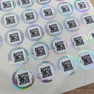 Wholesale Customized Logo Promotion Holographic Security Stickers for Permanent Protection from china suppliers