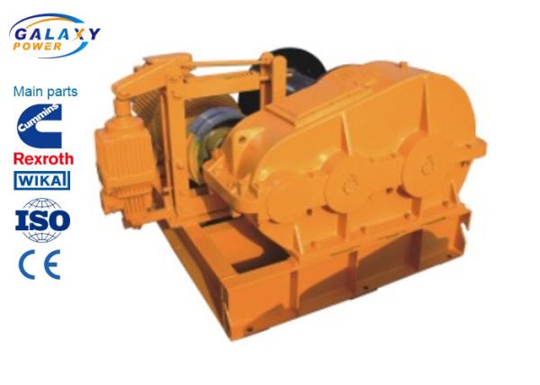 High Speed Power Line Stringing Equipment Electric Winch For Marine Mooring