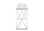 78cm 20KGS Tempered Glass Top Long Console Table For Hallways