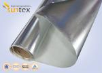 High Temperature Aluminum Foil Fiberglass Fabrics For Welding / Fire Protection