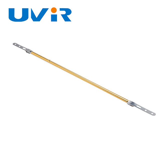Glass tube Infrared Quartz Heater Lamp 400V 3000W with Gold Coating Reflector
