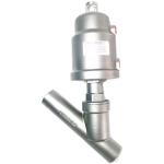 DN15-DN80 Stainless Steel 304 Pneumatic Steam Thread Y Type Angle Seat Valve for