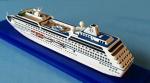 Oceania Regatta Cruise Ship Toy Models Artworks Type With Complicated Mosaic