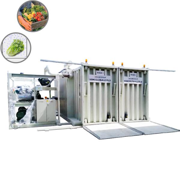 Fresh Industry Vacuum Cooling Machine Pre Cooling For Button Mushroom Broccoli