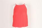 100% Polyester Utility Gilet Vest Red Ladies Sleeveless Tops