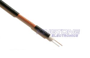 Wholesale 18AWG BC Conductor RG6 / U CCTV Coaxial Cable with 95% BC Braid CM Rated PVC from china suppliers