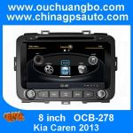 Ouchuangbo S100 platform 8 inch screen audio video player Kia Caren 2013 dvd gps