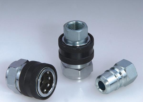 TEMA KEW Type High Flow Hydraulic Quick Couplers , Non - Valve High Flow Quick