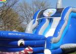 0.55mm PVC Giant Inflatable Slide For Water Games / Blow Up Water Slide For