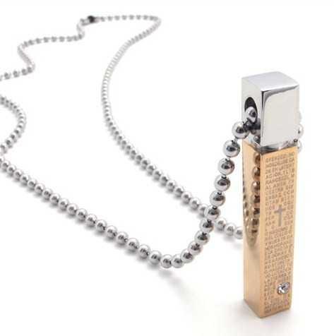 Tagor Stainless Steel Jewelry Fashion 316L Stainless Steel Pendant for Necklace