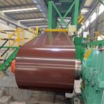 0.38*1000mm Pre-Painted Galvanized Steel Coil PPGI PPGL RAL8004 Copper Brown