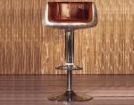 Leather Aviator Chair Adjustable Height Swivel Chair Bar Stools